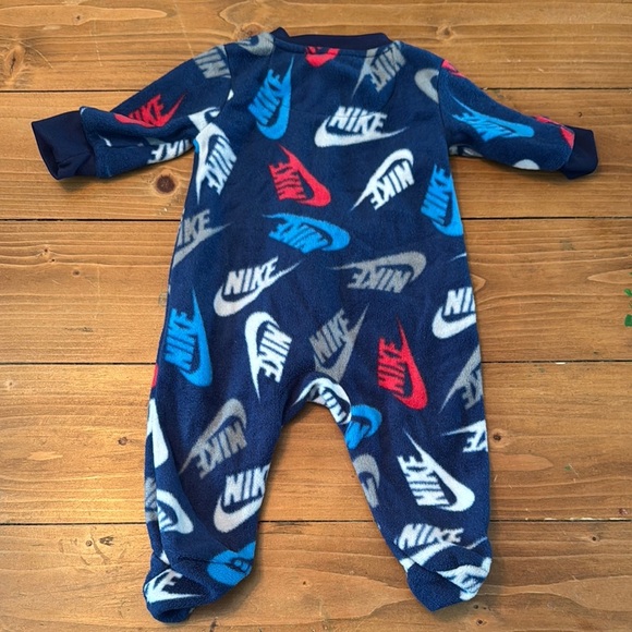 Nike Blue and Red Footies One Piece - Picture 2 of 5